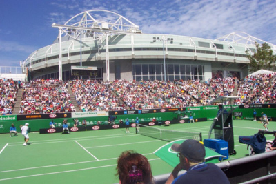 Court at the Australian Open Tennis